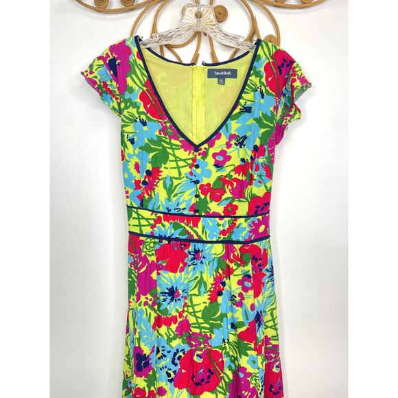 ModCloth Eyes On You Bright Floral Maxi Dress XL - Picture 3 of 9